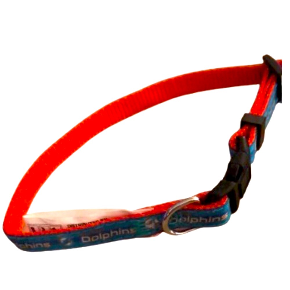 MIAMI DOLPHINS PET COLLAR • S • NWOT